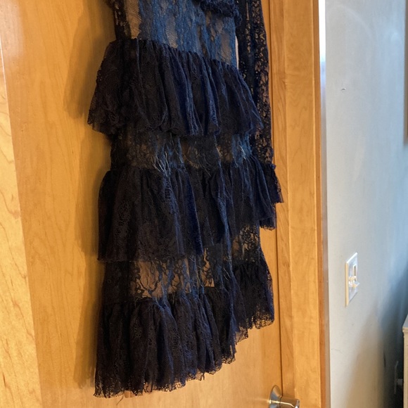Bailey 44 size 8 Navy Blue Lace Dress - Picture 8 of 12